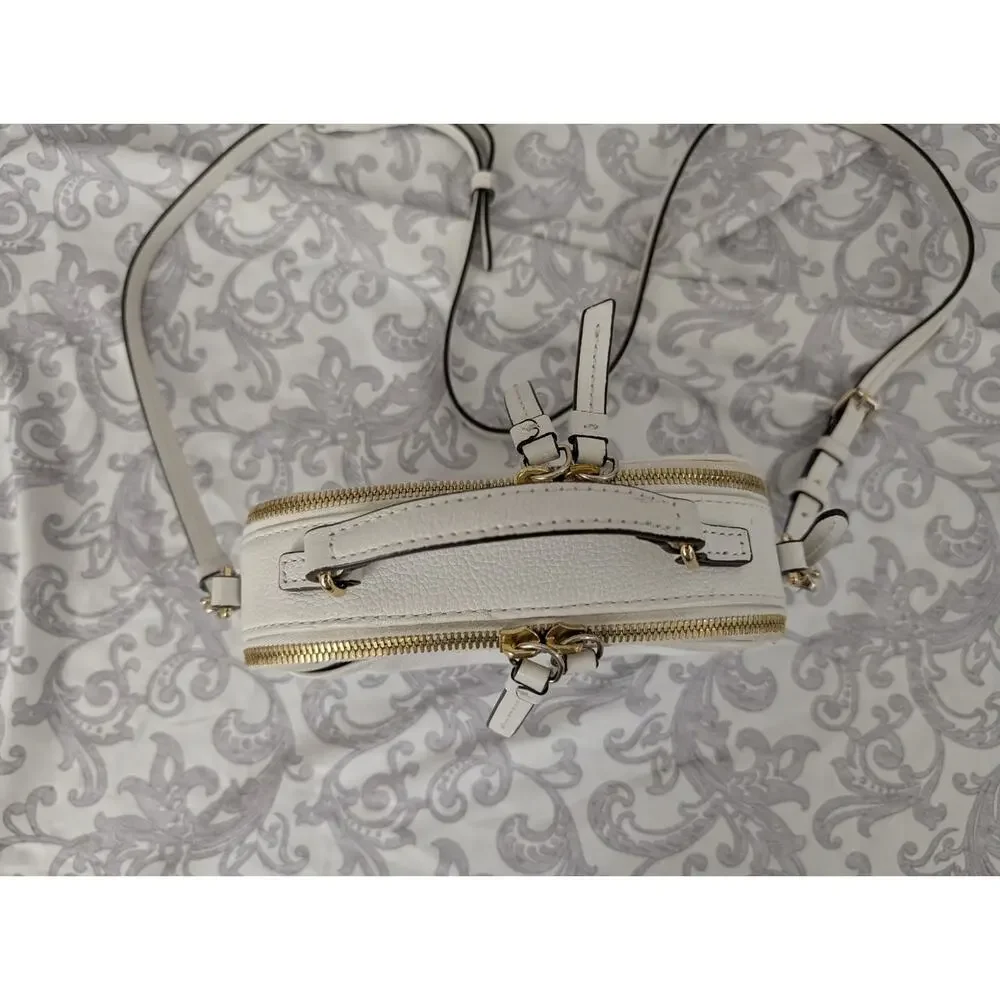 dooney & burke white leather crossbody bag - Picture 11 of 16